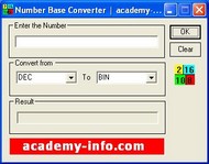 Free Number Base Converter screenshot